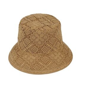 Franki Lace Overlay Bucket Hat- NWT